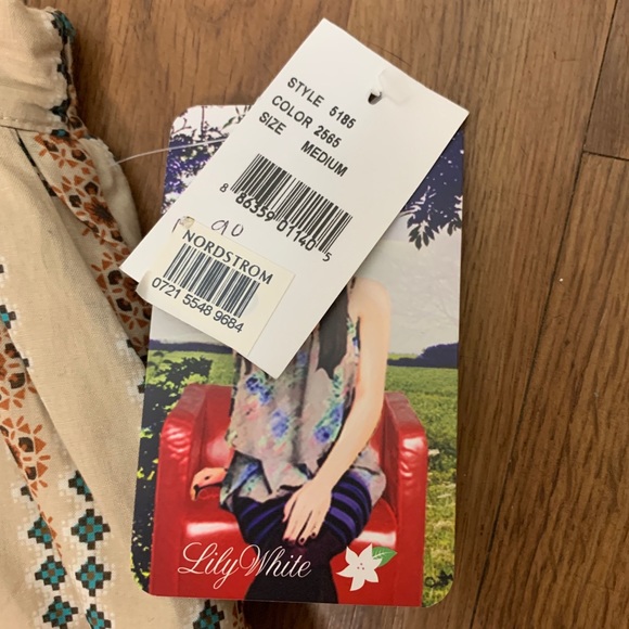 *NWT* Aztec Print Layered Cotton Mini Skirt - Picture 6 of 6